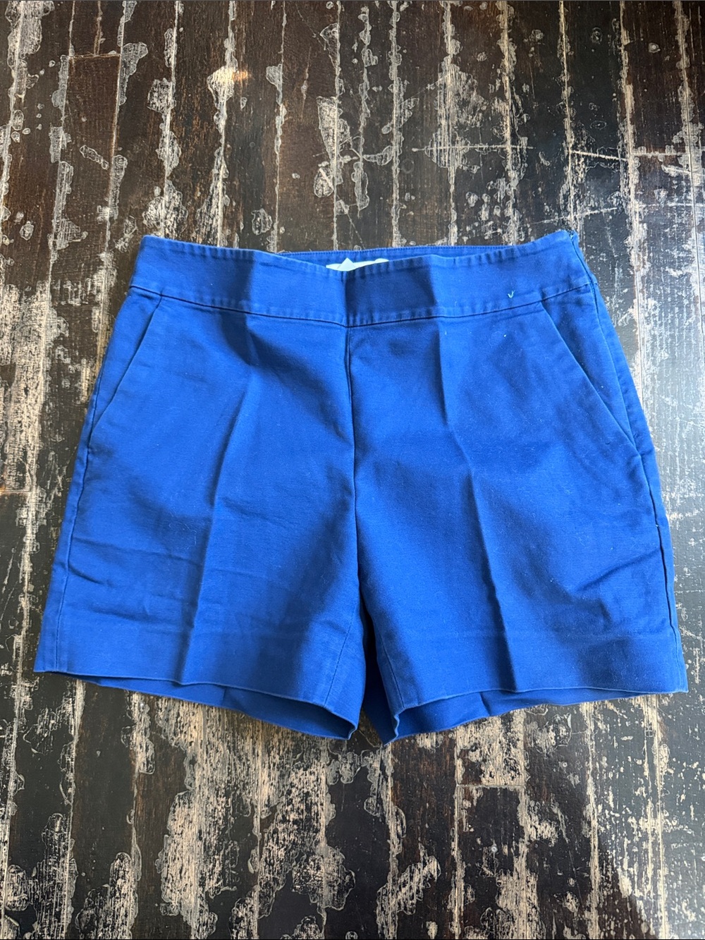 WHBM Blue Casual Tailored Shorts 8